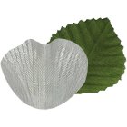 Metallinhohtoiset Lehdet Pöytäkoriste Vihreä/Hopea