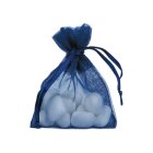 Satiininauha Organzapussit Tummansininen