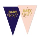 Gender Reveal Viirinauha Sininen/Vaaleanpunainen