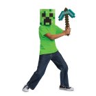 Minecraft® Hakku ja Creeper-maskisetti lapsille