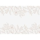 Kukallinen pöytäkaitaliina beige