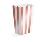 Raidalliset Popcornrasiat Valkoinen/Ruusukulta