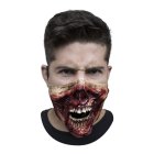 Zombie Puolinaamio Lateksia