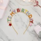 It's My Birthday Sateenkaarihiuspanta