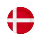 Tanska Pahvilautaset Punainen/Valkoinen