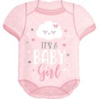 It’s a Baby Girl Foliopallo Vauvan Body Vaaleanpunain