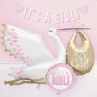It's A Girl Stork Mega Foliopallo
