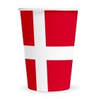 Tanska Pahvimukit Punainen/Valkoinen