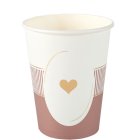 Herkullinen Sydän Kertakäyttömukit Mokka