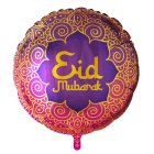 Eid Mubarak Pyöreä Folioilmapallo
