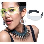 Cyber Visor LED Lasit Monivärinen