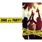 Party Zone Eristysnauha Keltainen/Musta