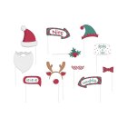 Holly Jolly Joulu Photobooth Rekvisiitat