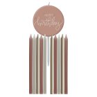 Happy Birthday Kakkukyntiilät Crème Rose