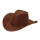 Ruskea cowboy-hattu