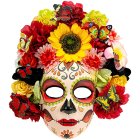 Auringonkukka Sugar Skull Naamio