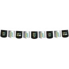 Gamer Level Up Koristenauha Musta/Hopea