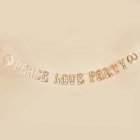 Peace Love Party Kirjainnauha
