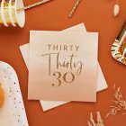 30-Vuotisjuhlan Lautasliinat Roosa