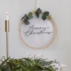 Merry Christmas -joulukranssi