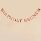 Birthday Brunch Koristenauha Ruusukulta