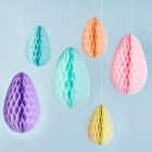 Pastellinsävyiset pääsiäismuna-hunajakennot