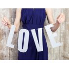 Hopea LOVE -kirjainnauha