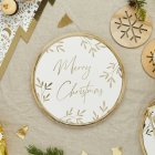 Merry Christmas -paperilautaset