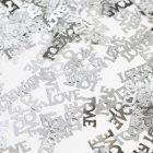 Love konfetti hopea
