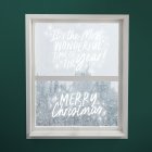 Merry Christmas -ikkunatarrat