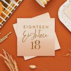 18-Vuotisjuhlan Lautasliinat Roosa