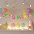 LET'S PARTY Koristenauha Neon