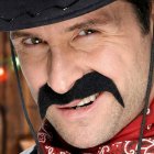 Cowboy Viikset Musta