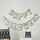 Pimeässä Hohtava Happy Halloween Koristenauha