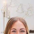 Jouluinen Poro Hiuspanta Kulta