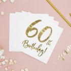 60th Birthday -servetit