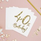 40th Birthday -servetit