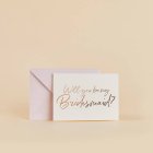Will You Be My Bridesmaid Kortti