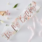 Kukallinen It's My Birthday Olkanauha