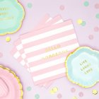 Vaaleanpunaiset Hello Gorgeous -servetit