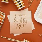 80-Vuotisjuhlan Lautasliinat Roosa