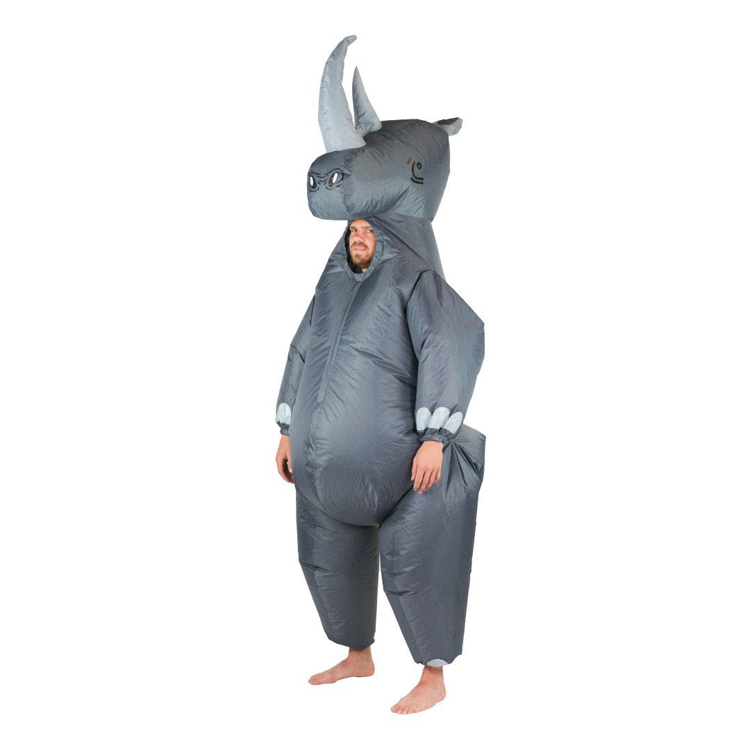 Oppustelig Næsehorn Kostume