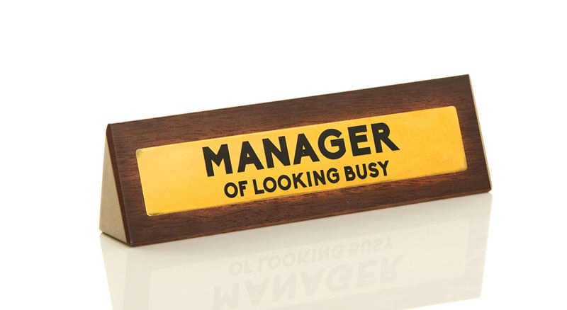 Pöytäkyltti Manager