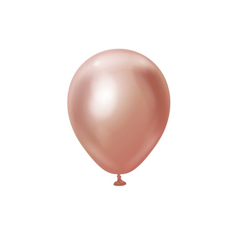 Premium Mini Lateksi-ilmapallot Kromi Ruusukulta