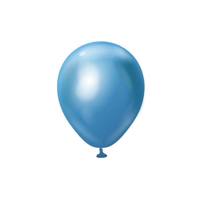 Premium Mini Lateksi-ilmapallot Kromi Sininen