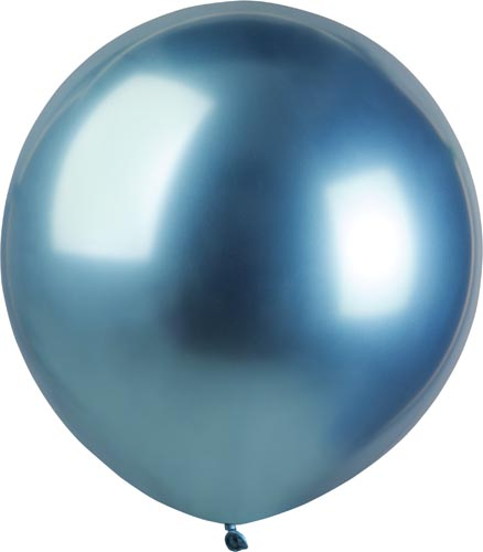 Pyöreät Kromi-ilmapallot Sininen