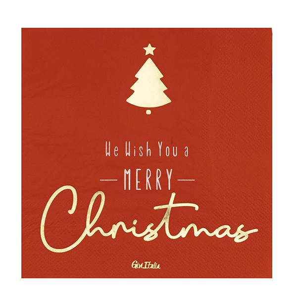 We Wish You A Merry Christmas -servetit