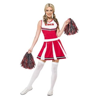 Söpö Cheerleader Naamiaisasu