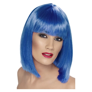 Glam-peruukki Sininen