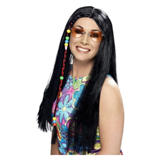 Hippiperuukki Musta